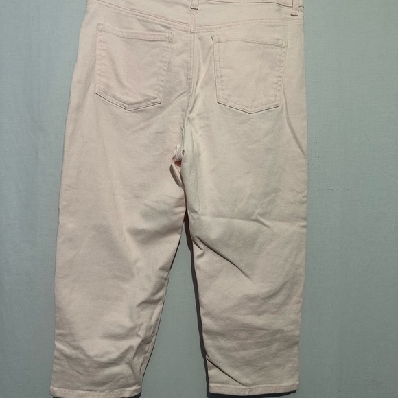 Gloria Vanderbilt Pink High Waisted Capri Jeans Size 10 - Picture 3 of 5